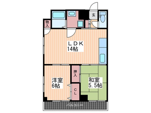 グレ－スシャト－(1－3階)の物件間取画像